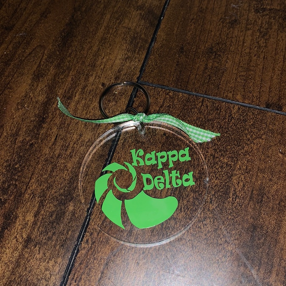 Kappa delta KD keychain